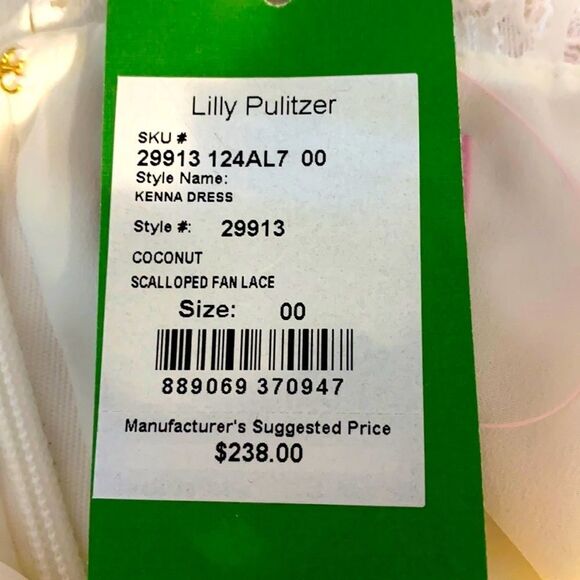 LILLY PULITZER Kenna Scalloped Fan Lace Dress - Picture 9 of 10